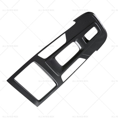 Carbon Fiber Gear Shift Panel Cover for Isuzu MU-X LS-T (2021-2024)