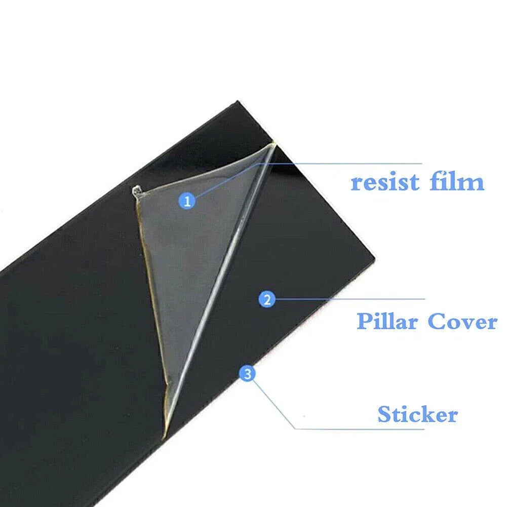 6 x Door Trim Covers for Toyota Sienna (2004-2010) Black