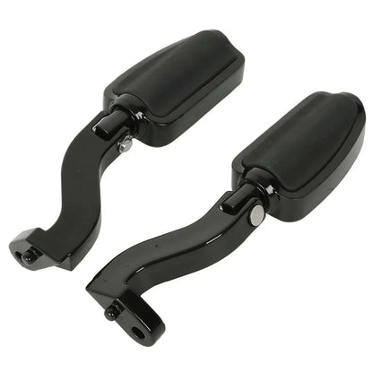 Black Rear Passenger Footpeg for Harley Touring Road King FLHR (1993-2022)