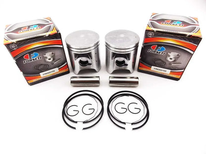 1mm O/S Piston Set for YAMAHA TZR250 (1987-1992) - 57.4mm Rings & Clips