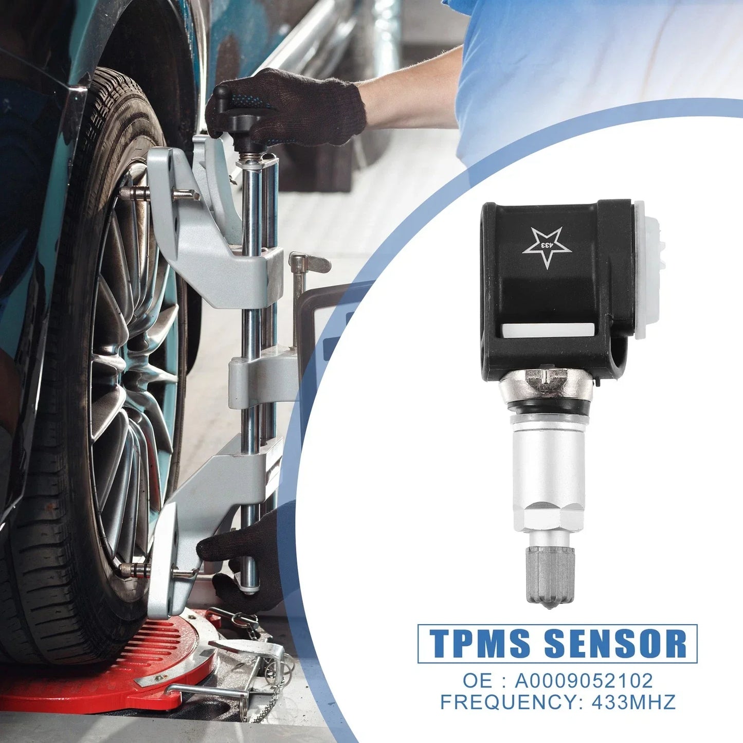 4 x Tire Pressure Monitoring System Sensors for Mercedes-Benz
