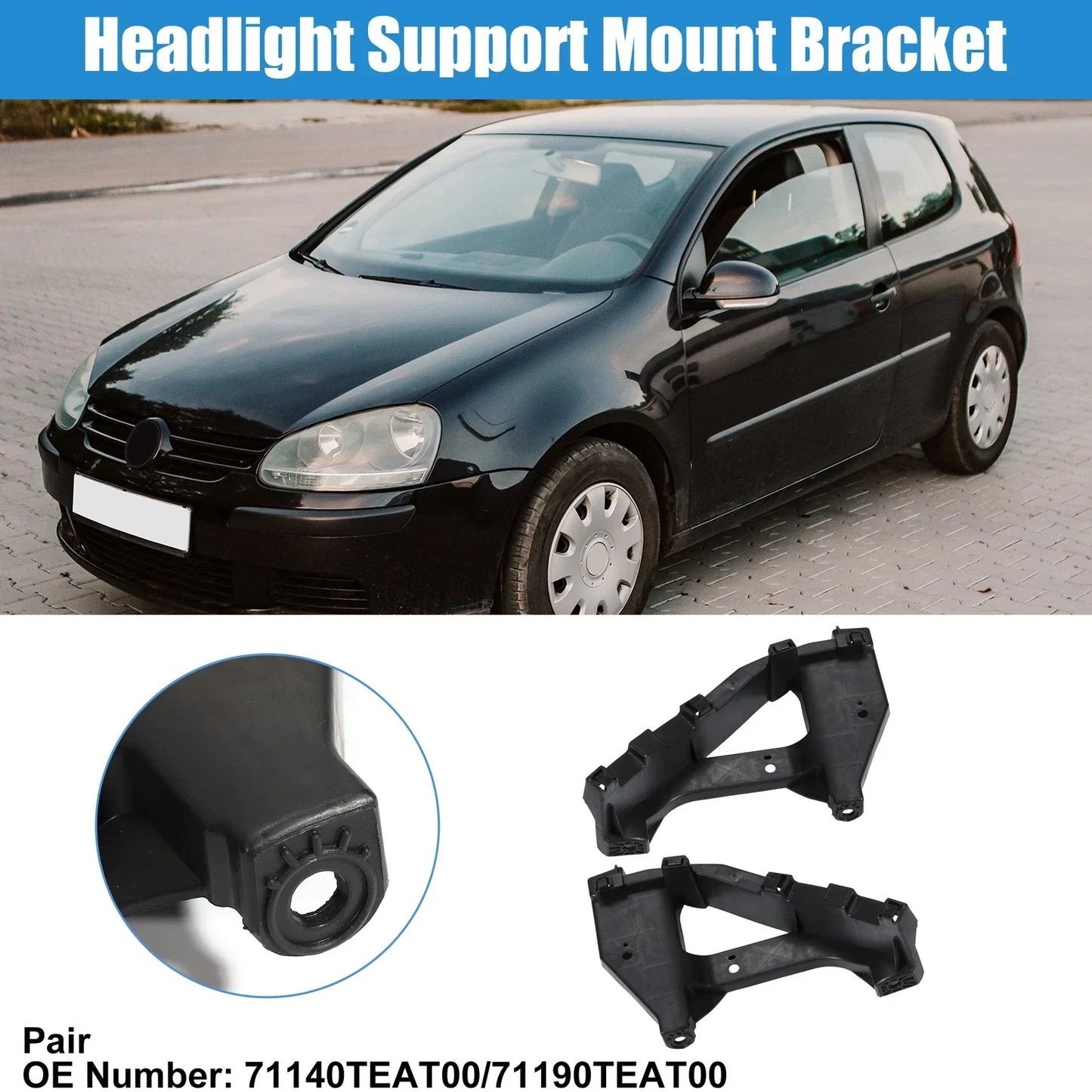 Headlight Bracket Support for Honda Civic (2017-2020) - 1 Pair