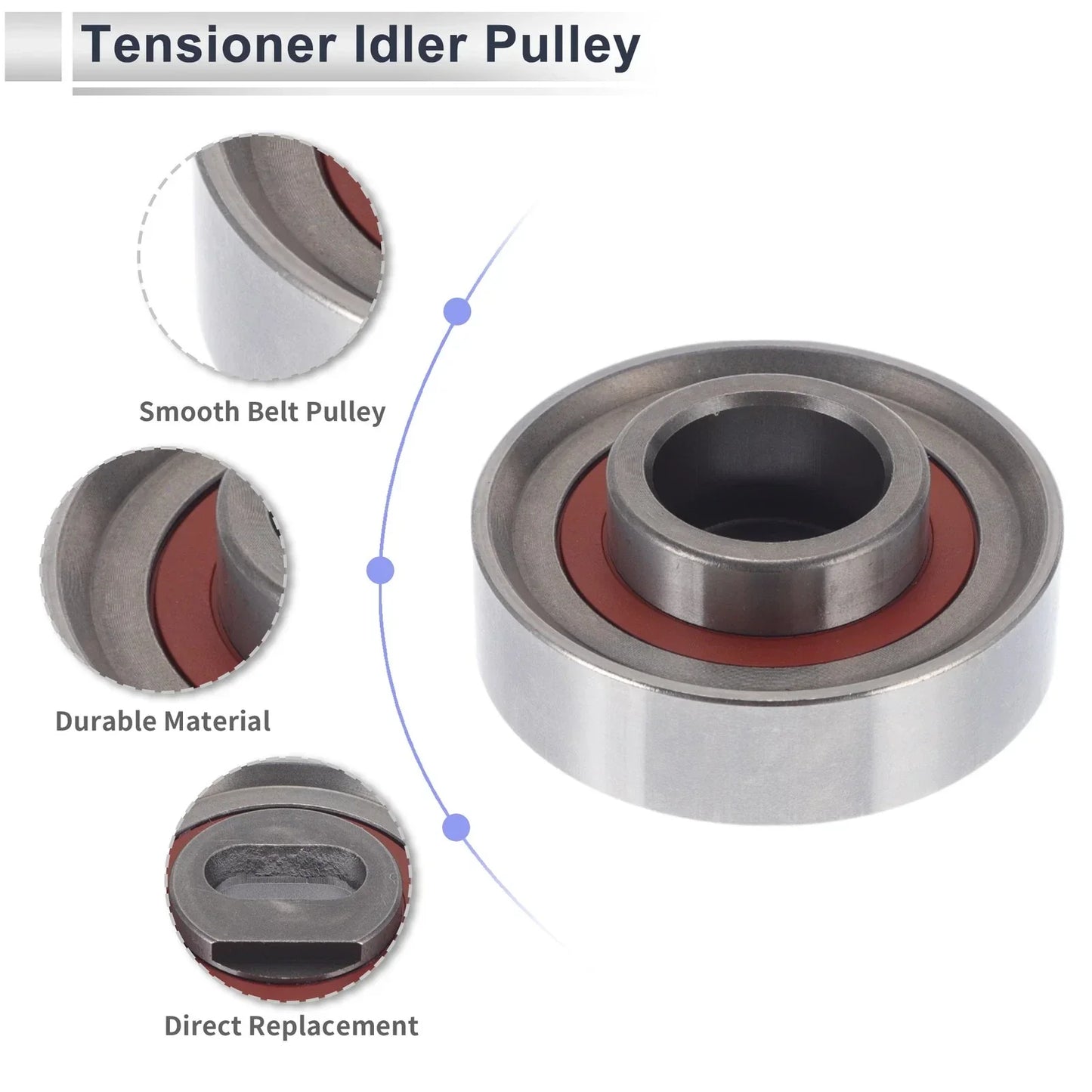 Drive Belt Idler Pulley for Honda Accord (1998-2002) 1 x Pcs