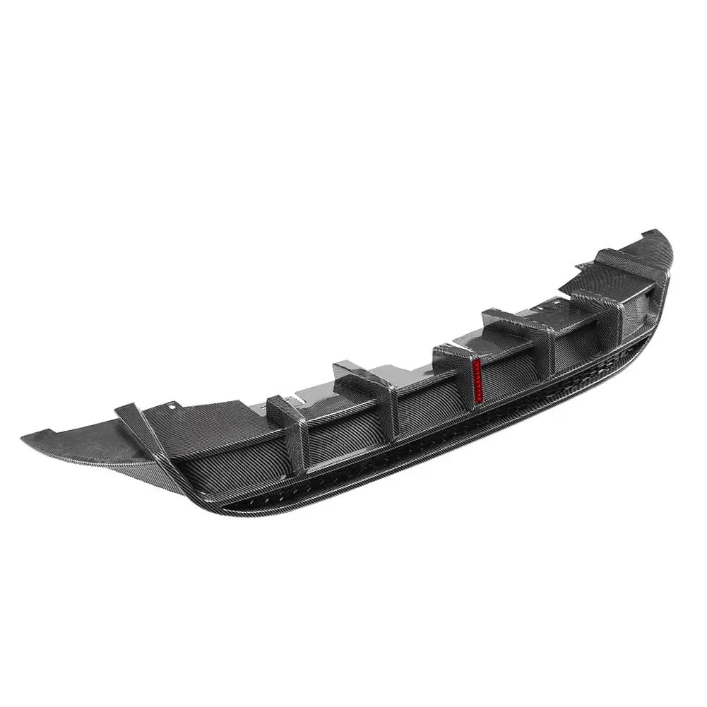 Rear Bumper Lip Spoiler Splitter for Volkswagen ID.3 (2019-2022) Carbon Fiber