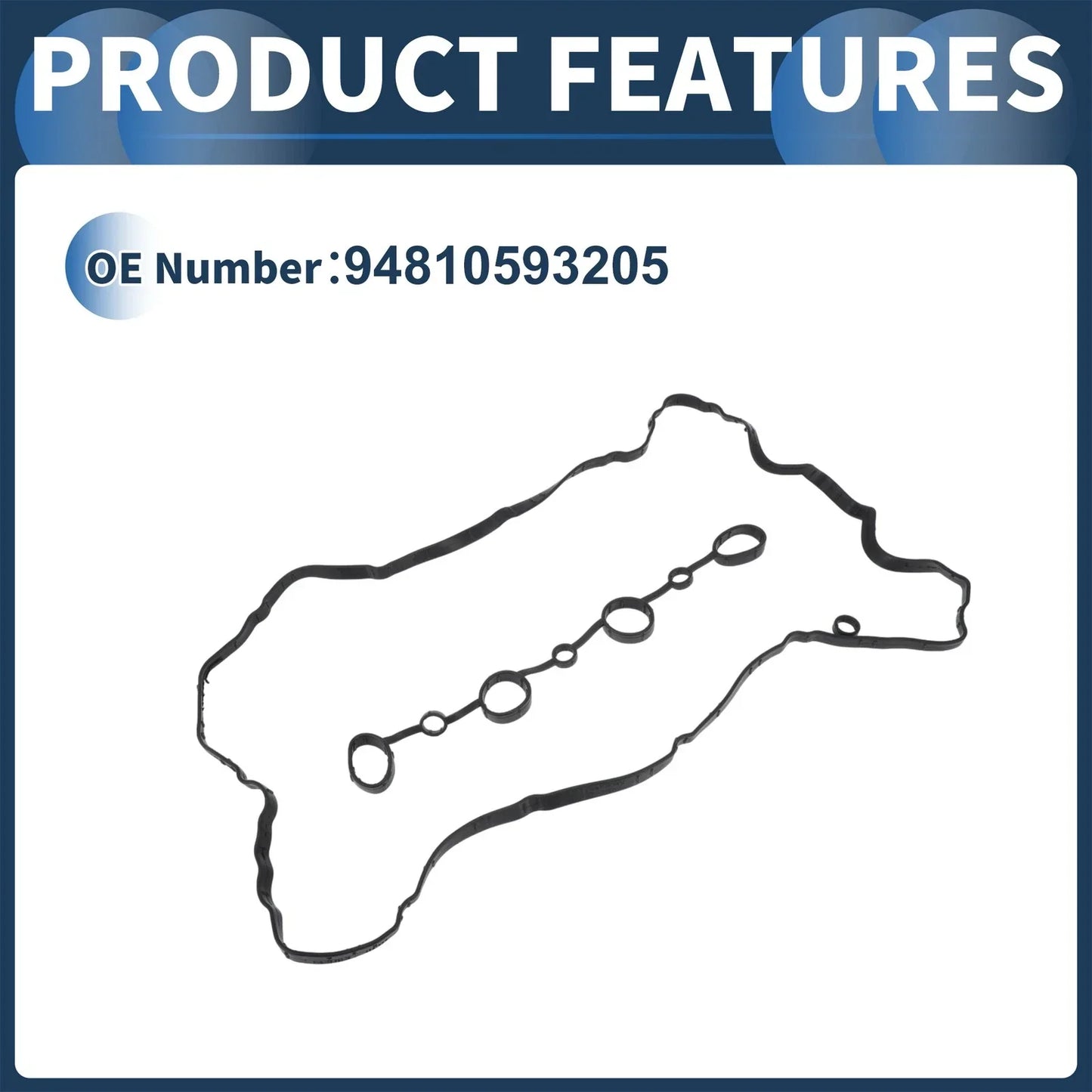 Valve Cover Gasket Set   - Cylinder Head Seal 1 x Set