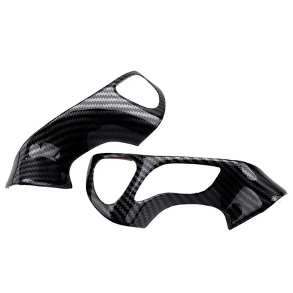 2 x Carbon Fiber Steering Wheel Knob Covers for Nissan Murano (2015-2020)