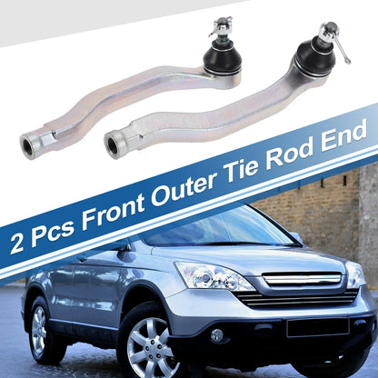 2 x Front Outer Tie Rod Ends for Honda Accord (1990-1993)