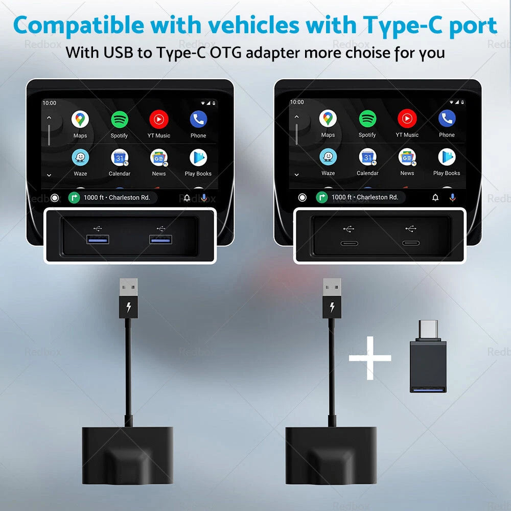 Wireless Carplay Adapter for Android Vehicles with CarPlay
