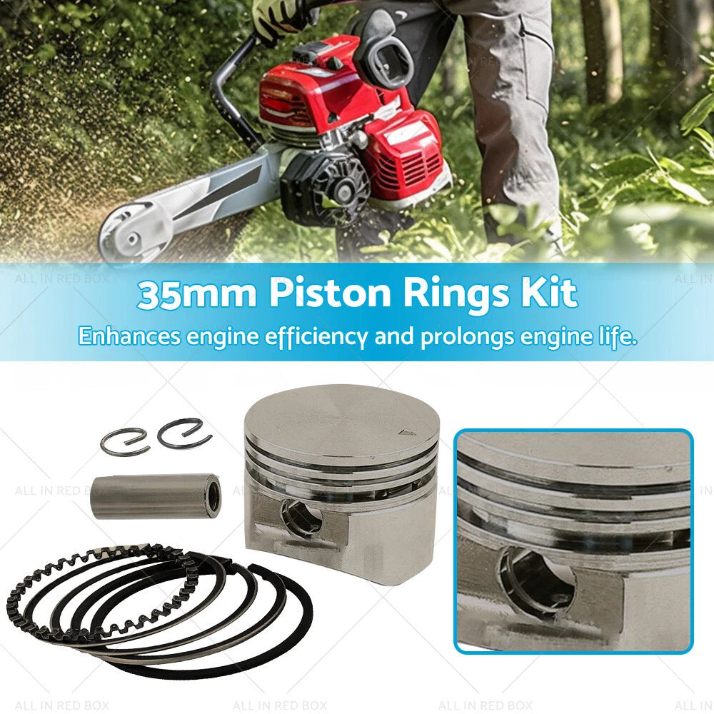 35mm Piston Rings for Honda GX25 GX25N Engine Brush Cutter