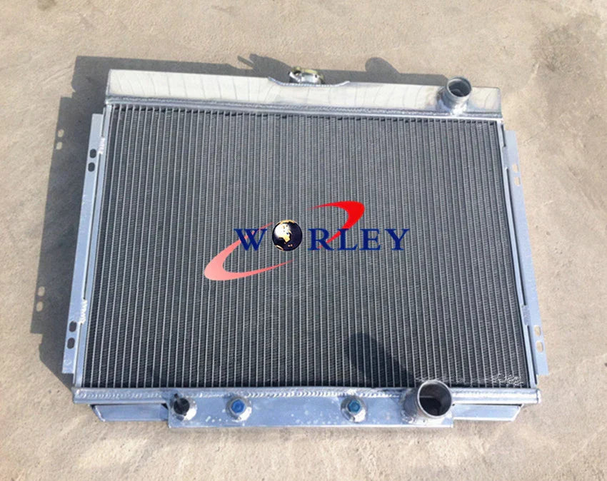 3 Row Aluminum Radiator & Fans for Ford Mustang, Fairlane (1967-1970)