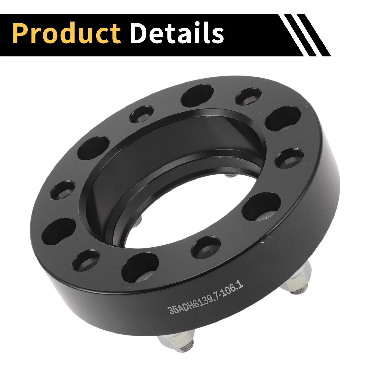 2 x 6x139.7mm Wheel Spacers 108mm for Lexus GX (2002-2023)