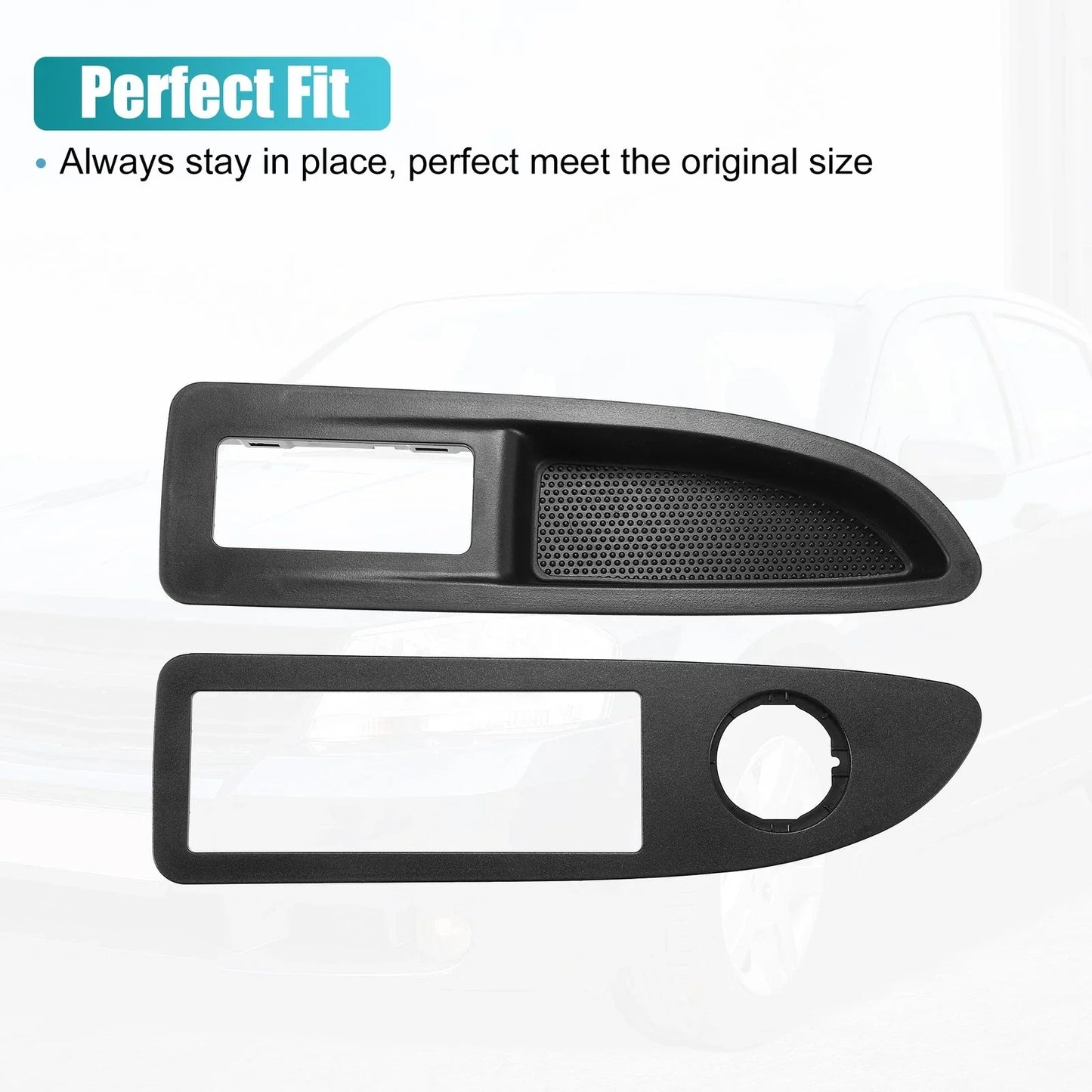 2 x Front Left & Right Door Window Switch Bezels for Dodge Avenger (2011-2014)