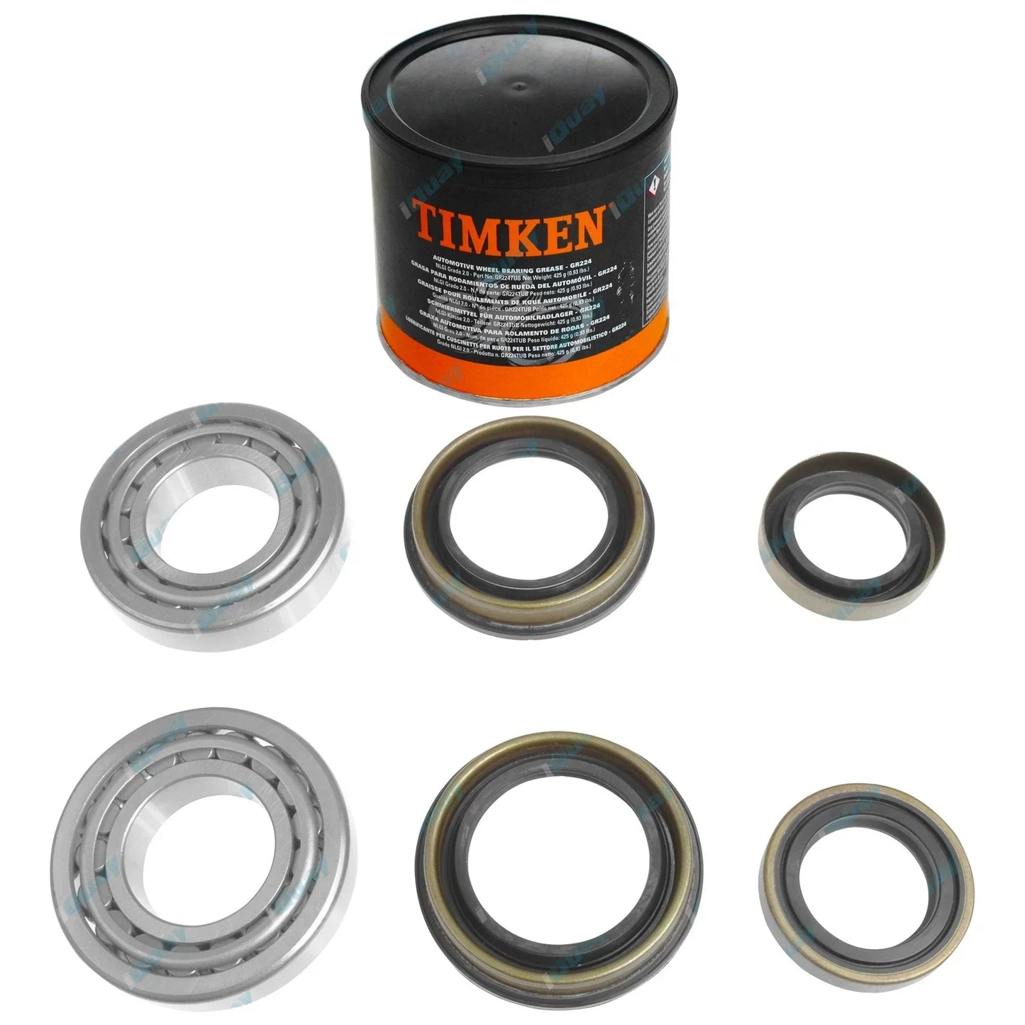 2 x Rear Wheel Bearing Kits + Grease for Nissan Navara D21 D22 1985~2008 Ute