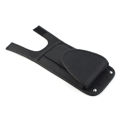 Black Tank Bib with Pouch for Harley Softail Fat Boy FXST FXSTB FLST