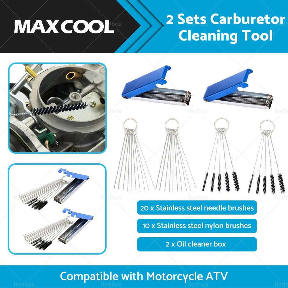 Carburetor Jet Cleaning Tool for Motorcycle ATV - Wire Brush Cleaner