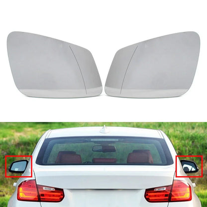 Side Mirror Glass for BMW F01 F10 F06 F20 F21 F30 F48 (2011-2020) - 1 Pair