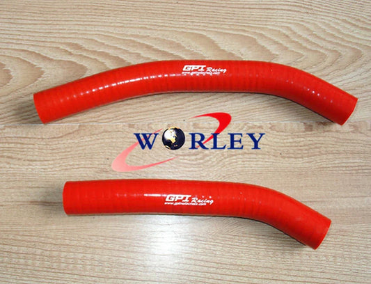 Aluminum Radiator + RED Silicone Hose for SUZUKI LTR450 (2006-2009)