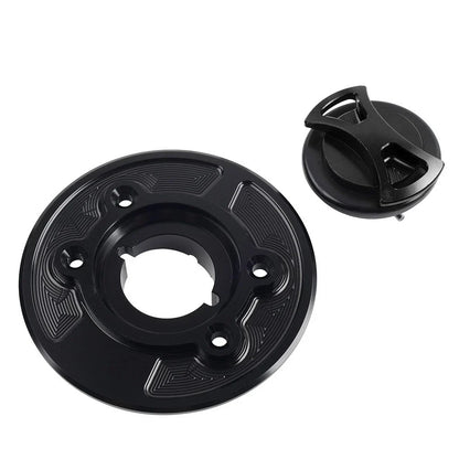 Black Fuel Gas Tank Cap Cover for BMW S1000RR, S1000R, HP2 SPORT (2010-2016)