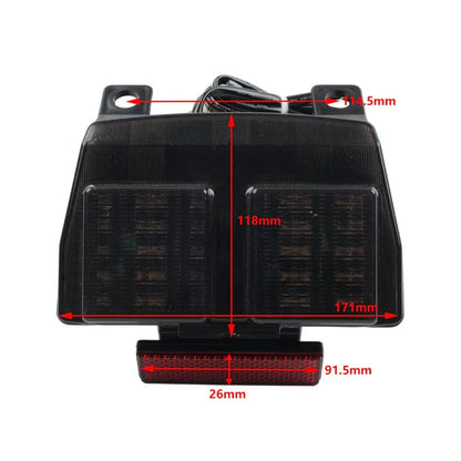 Clear LED Tail Light Brake & Turn Signal for Ducati 748 916 996 998 (94-04)