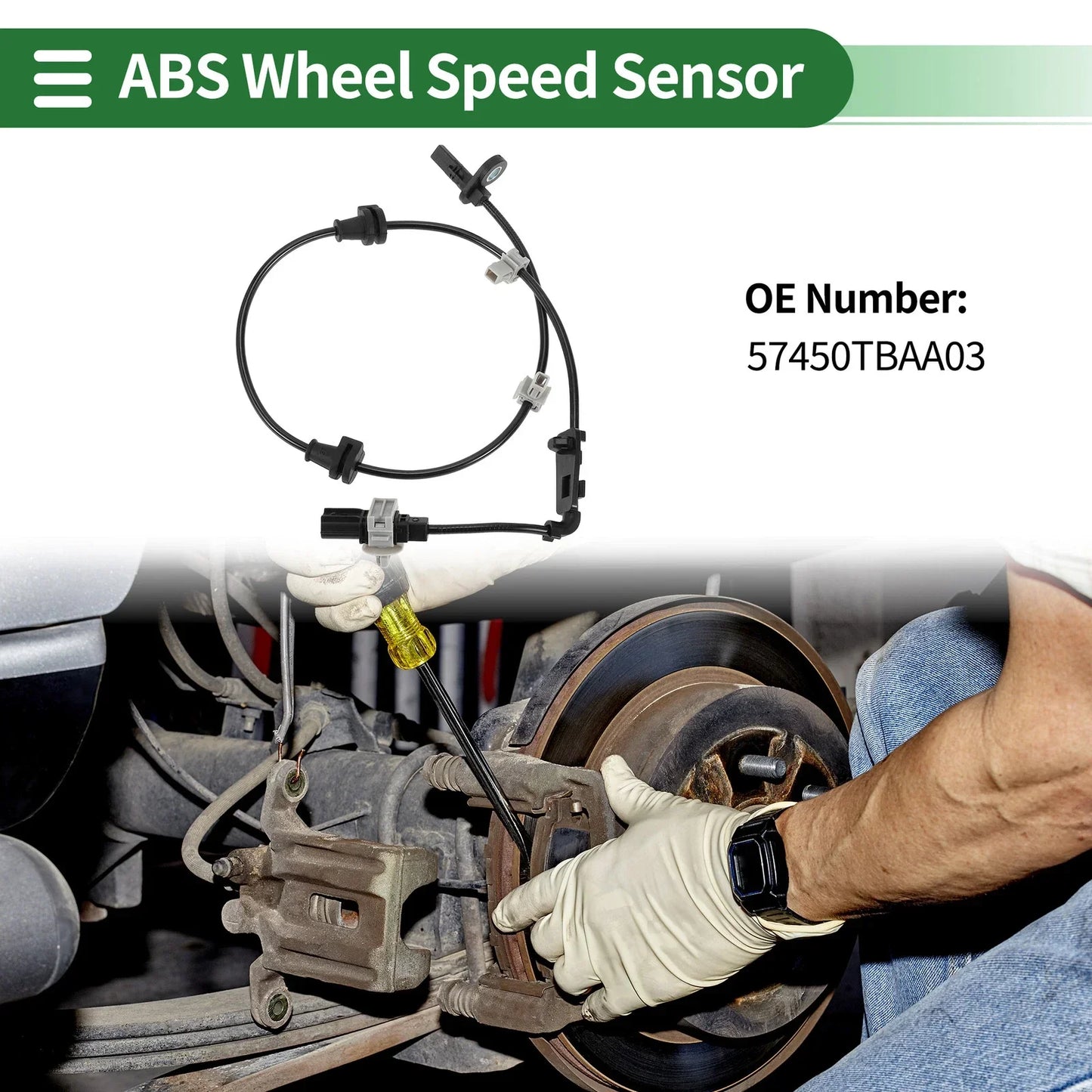 ABS Wheel Speed Sensor for Honda Insight Front Right (2000-2006)