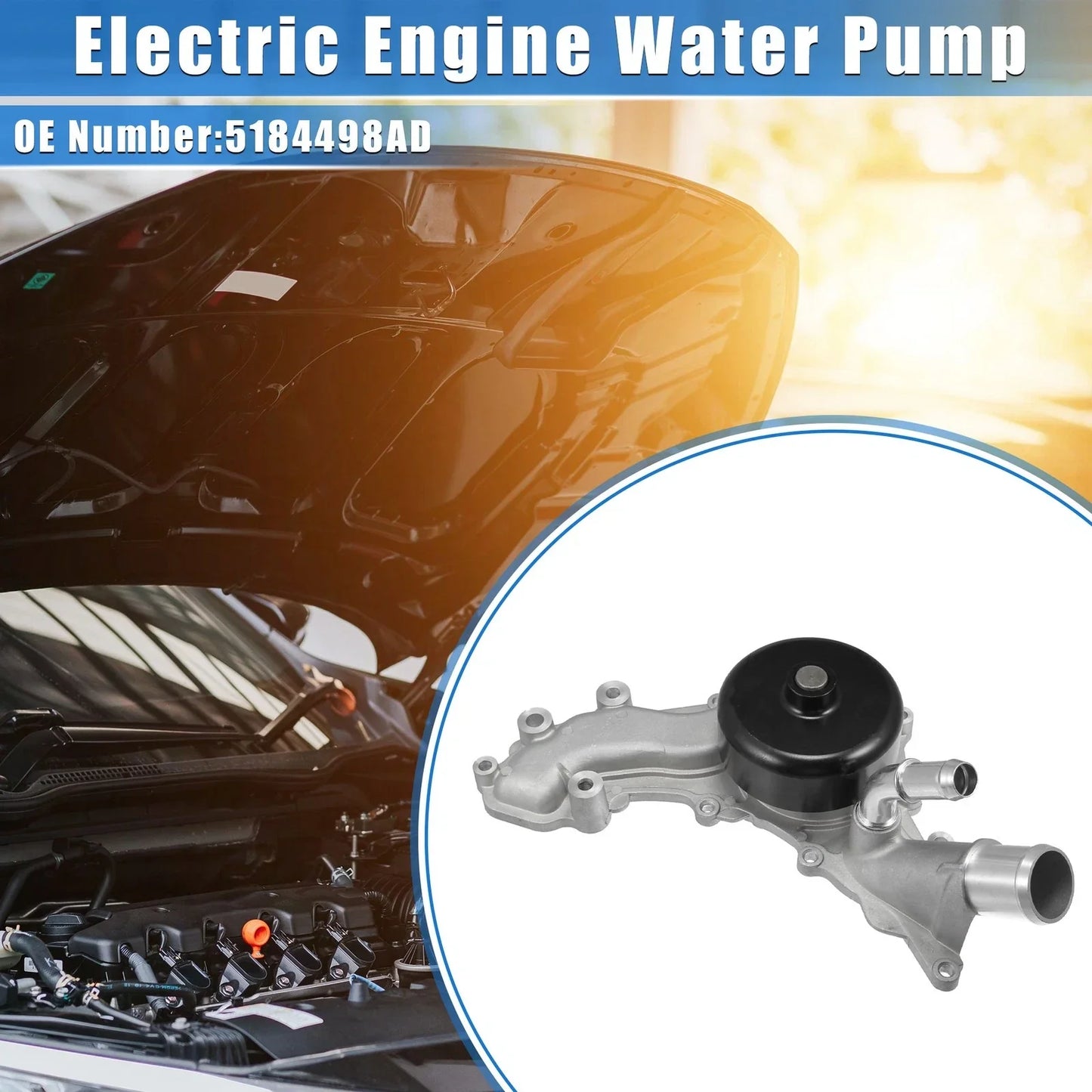 Car Engine Water Pump for Chrysler 300 V6 3.6L (2011-2015)
