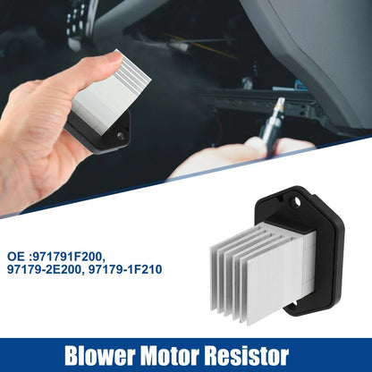 Blower Motor Resistor for Hyundai Tucson (2016-2023) - Black Silver Tone