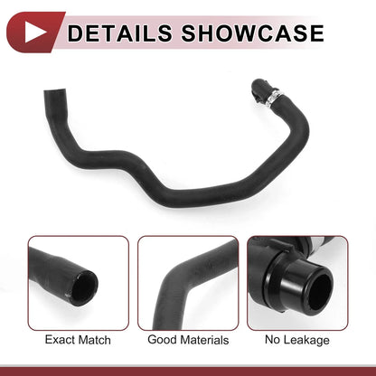 Heater Hose for Mercedes Benz W212 W204 W207 (2010-2016) - Rubber Black