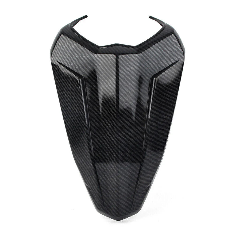 Carbon Fiber Rear Pillion Seat Cover for Yamaha YZF R15 (2017-2021)