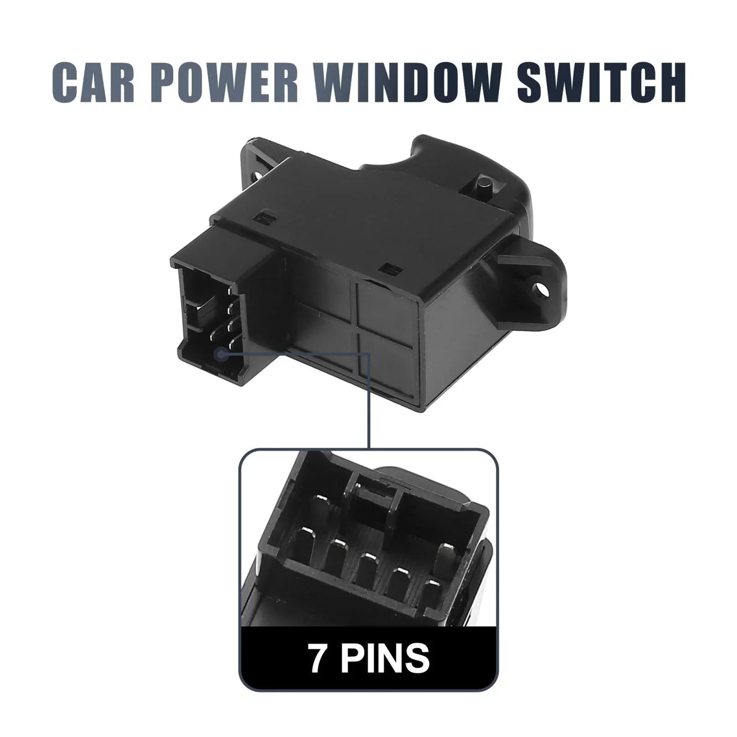 Power Window Switch Front Passenger Side for Hyundai Santa Fe (2001-2006)