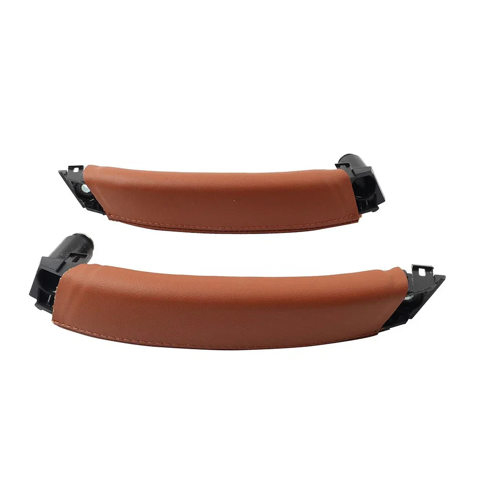 Door Leather Pull Handle Left Right for Land Rover Discovery (2015-2019) Pair