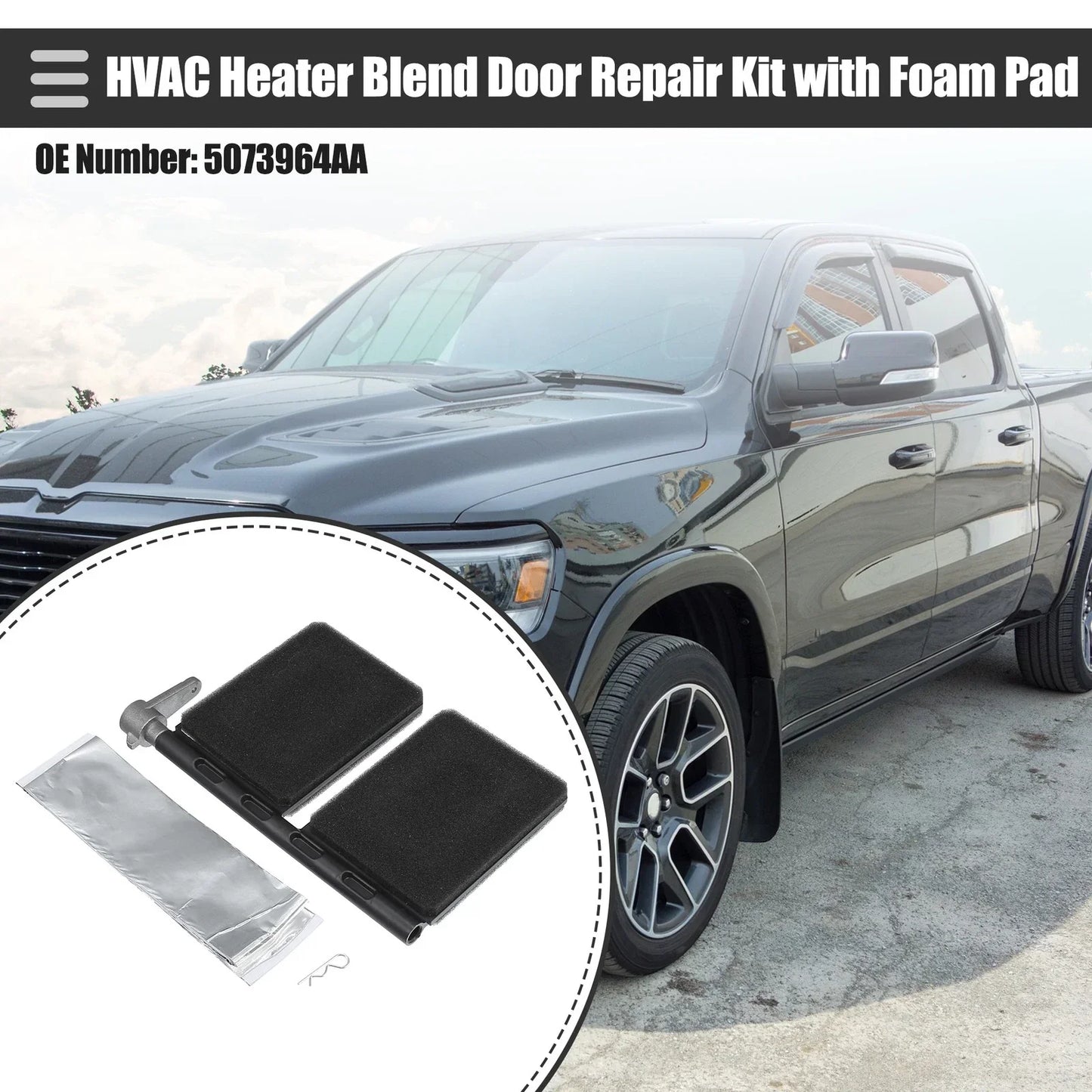 Car Blend Door Repair Kit for Dodge Ram 1500 2500 3500 (No. 5073964AA)
