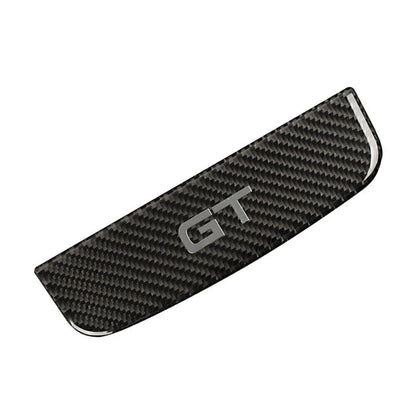 Carbon Fiber Interior Storage Box Trim Cover for Ford Mustang (2015-2019)