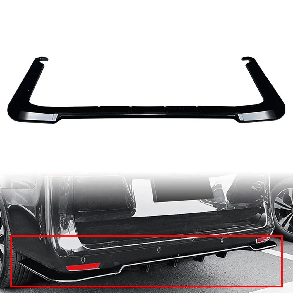 Glossy Black Rear Bumper Splitter Lip for Mercedes Vito W447 (2014-2023)