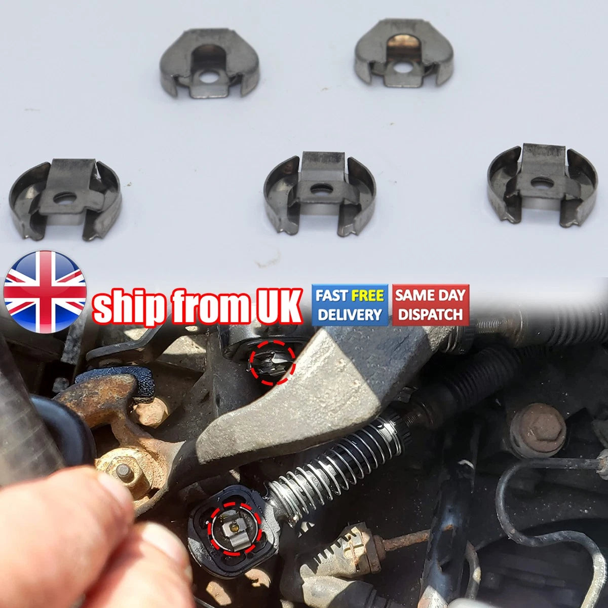 Gear Shifter Linkage Retaining Lock Washer for VW Polo (1995–2019)