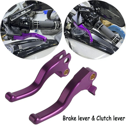 Brake Clutch Levers Hand Control for Harley Dyna Street Bob Fat Bob (1996-2017)