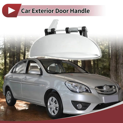 Exterior Door Handle for Hyundai Atos Rear Right Silver Tone (2000-2003)