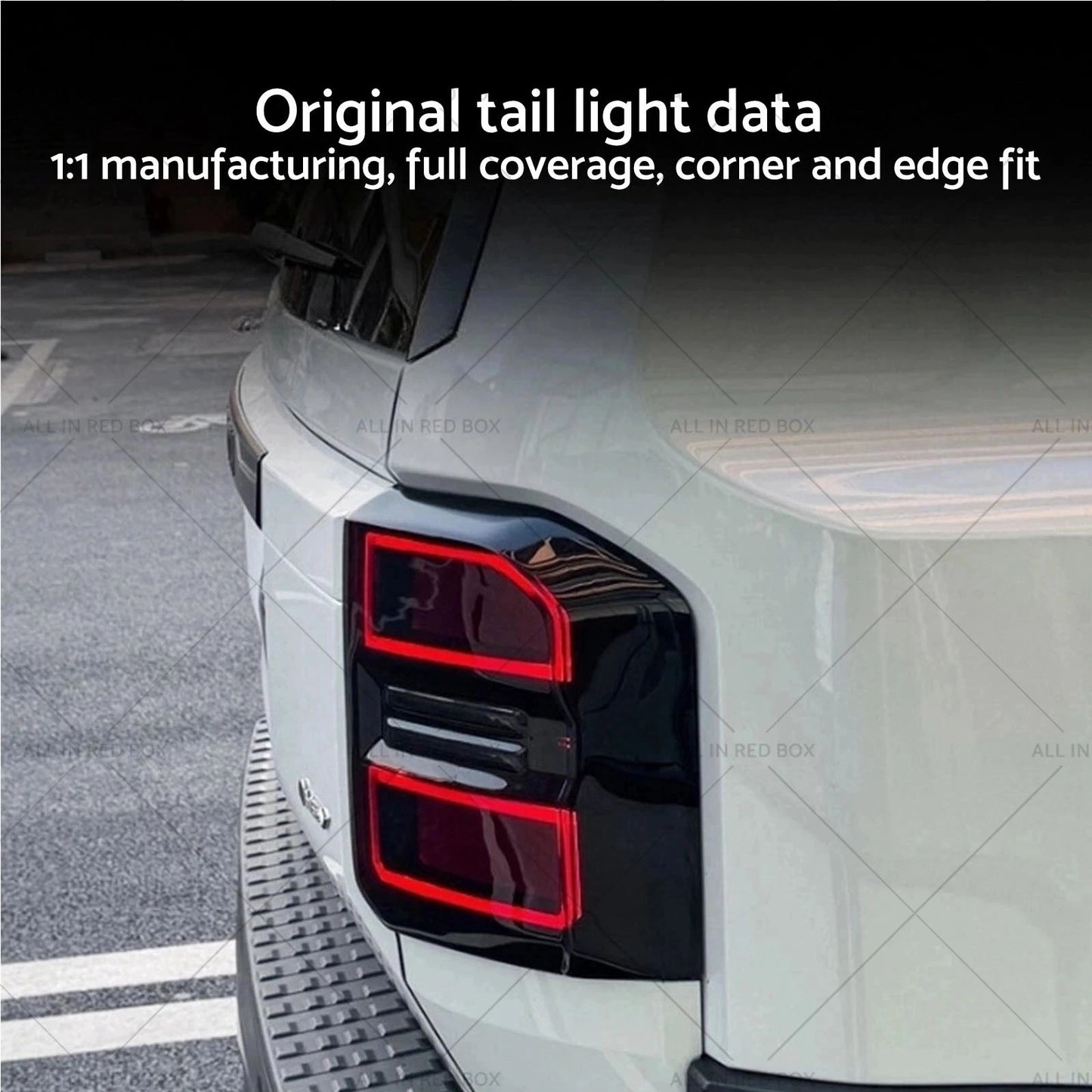 Tail Light Lamp Cover Trim for Toyota Land Cruiser Prado (2024)