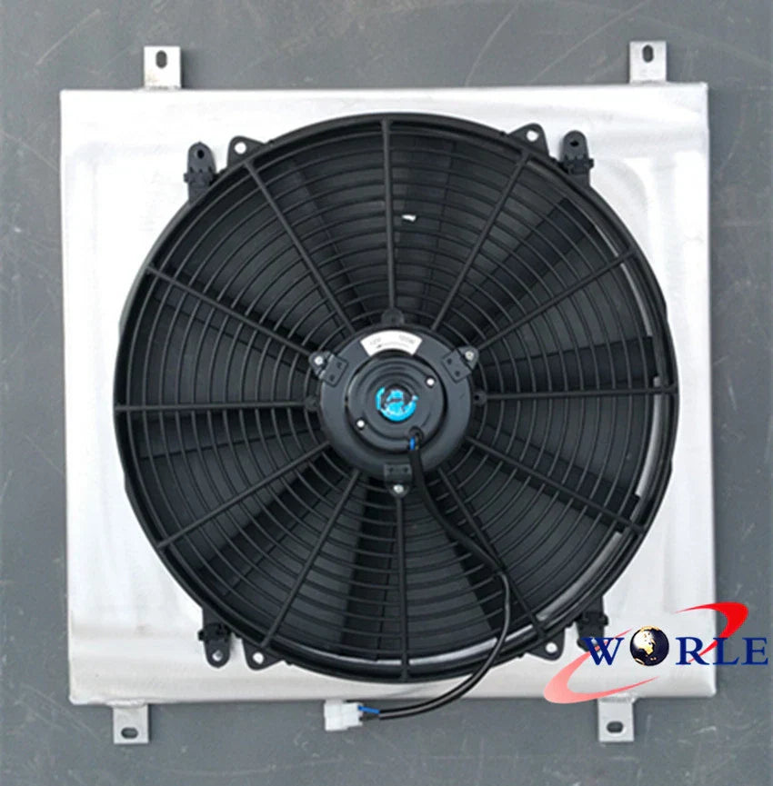 Aluminum Radiator, Shroud & Fan for Nissan Datsun 1200 B110 120Y (1970-1976)