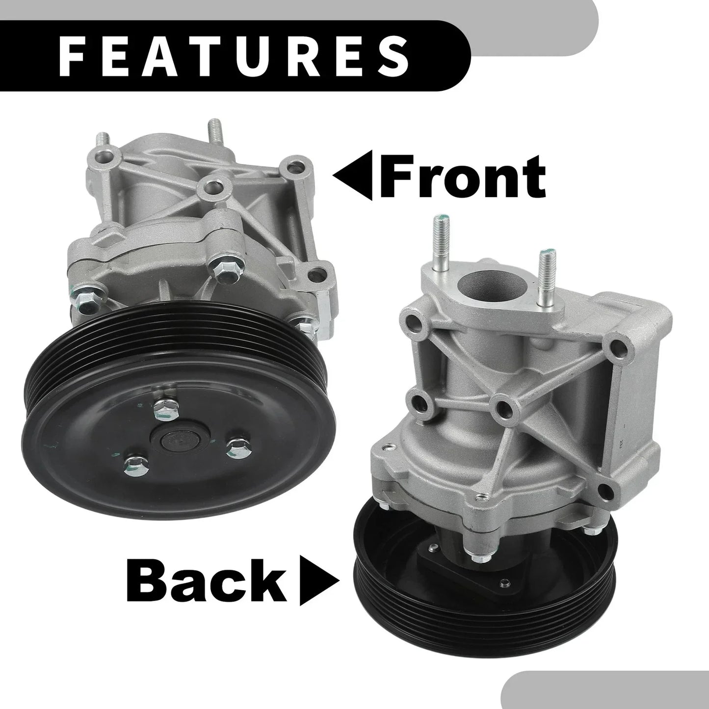 Water Pump with Gasket Kit for Hyundai Santa Fe (2010-2012)