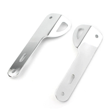 Chrome Trailer Hook Tie-Down Brackets for Harley Touring