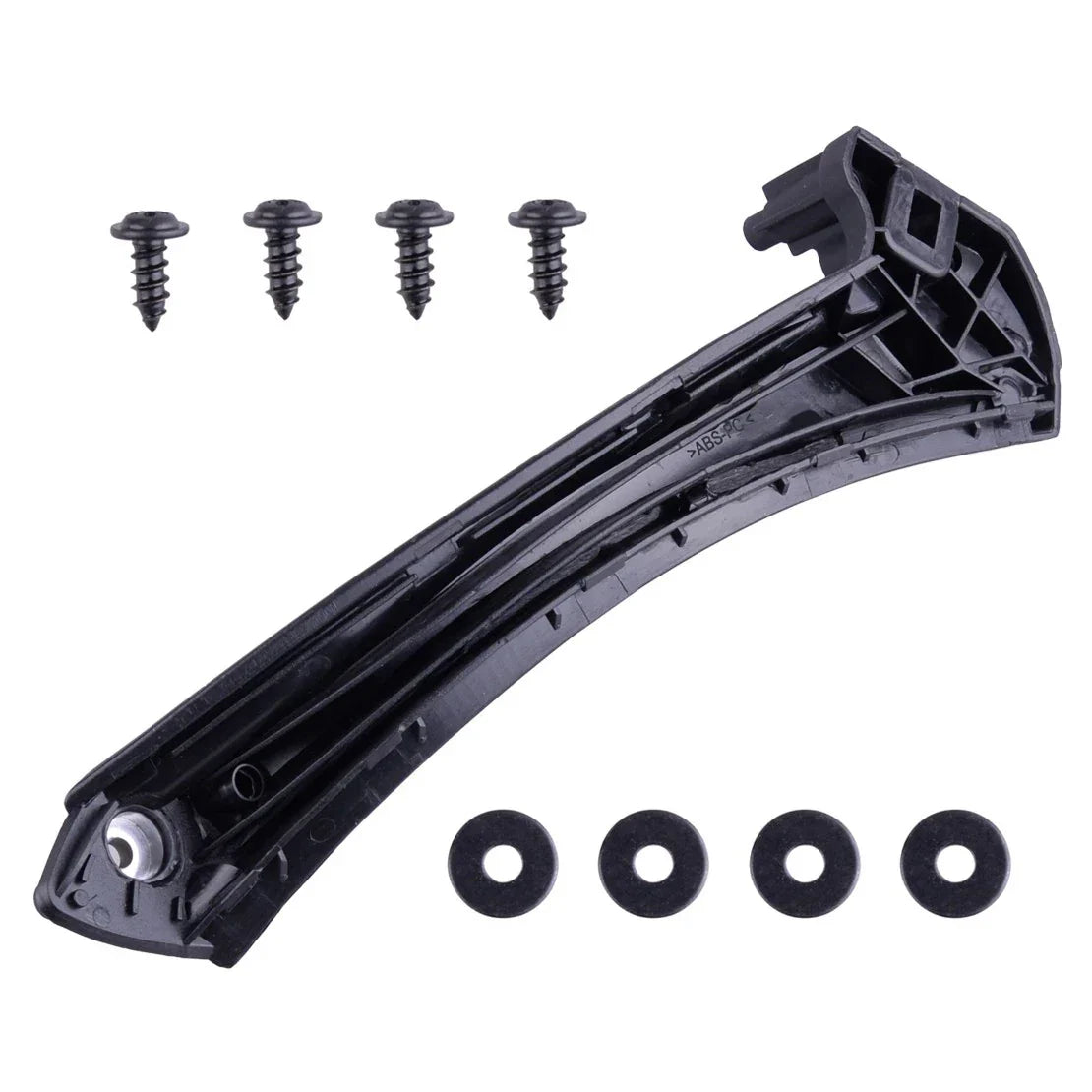 Black Rear Interior Door Trim Handle & Pull Cover for BMW E90 328i (2007-2013)