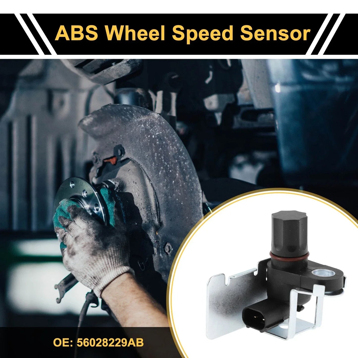 ABS Wheel Speed Sensor for Dodge Ram 1500 2500 (2002-2008)