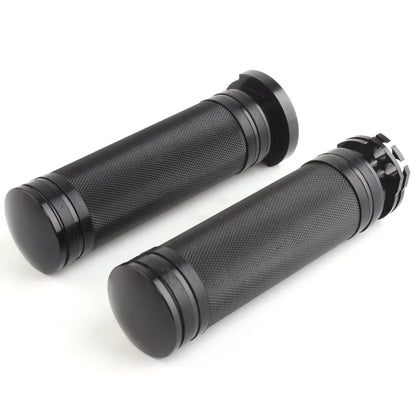 CNC 1" (25mm) Handlebar Grips for Harley Touring, Sportster, Dyna