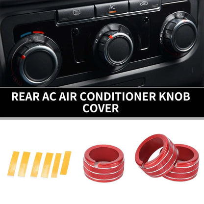 Rear AC Heat Temp Climate Switch Knob Cover for Dodge Durango (2011-2020)