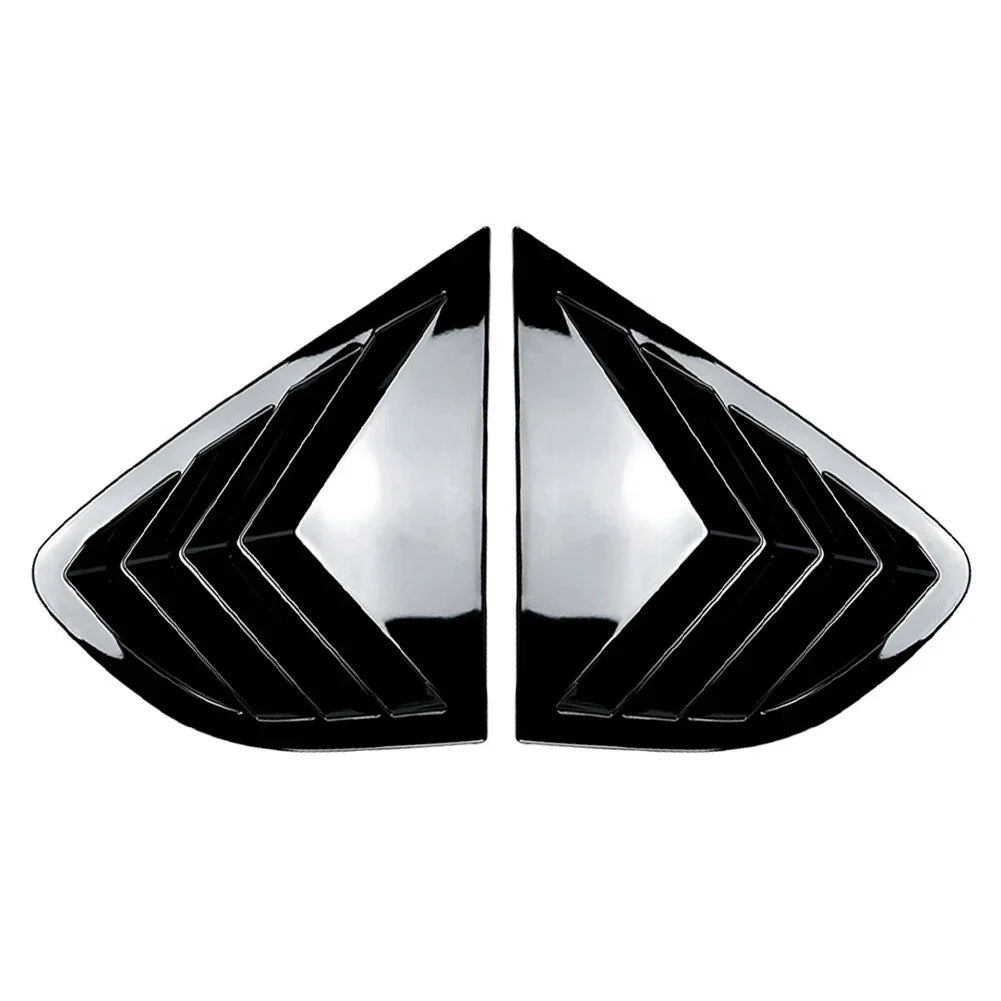 Glossy Black Rear Window Louver Cover for BMW X4 (2014-2018)