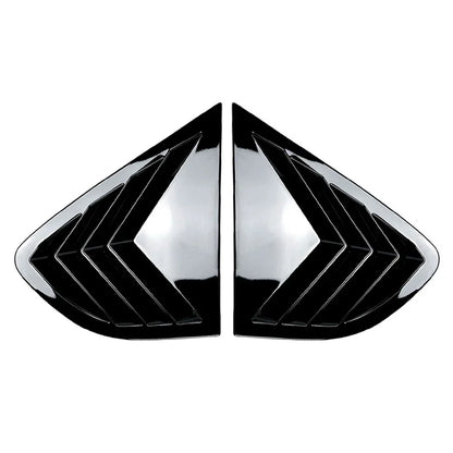 Glossy Black Rear Window Louver Cover for BMW X4 (2014-2018)