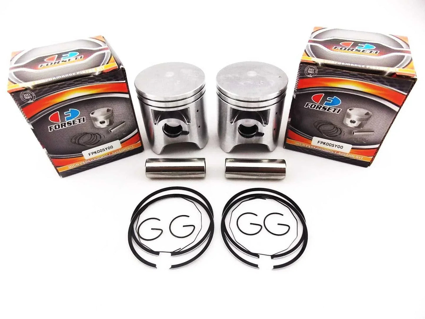 1mm O/S FORSETI Piston Set 57.4mm for YAMAHA TDR250 (1988-1993)