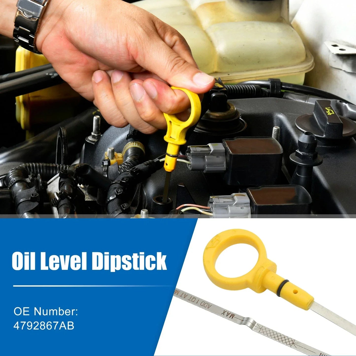 Engine Oil Dipstick for Chrysler 300 Limited S Touring 3.5L V6 (2005-2010)