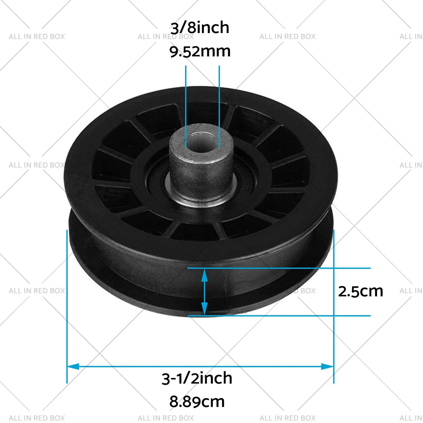 Flat Idler Pulley for Husqvarna Mowers YTH2242TF YTH2242TDRF