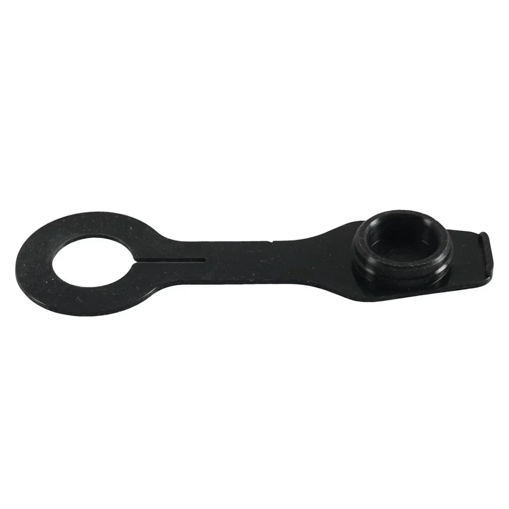 Black RV City Water Inlet Check Valve Flange Hose Connector